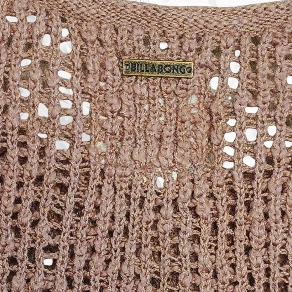 Billabong Tan Wide Knit Boxy SweaterBillabong Tan Wide Knit Boxy Sweater - Picture 7 of 8